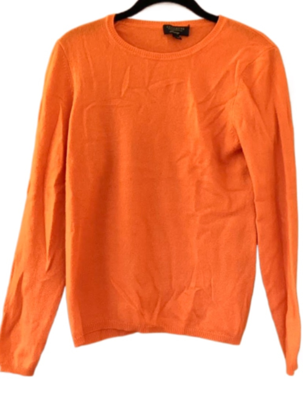 Charter Club Womens Orange Cashmere Sweater, M